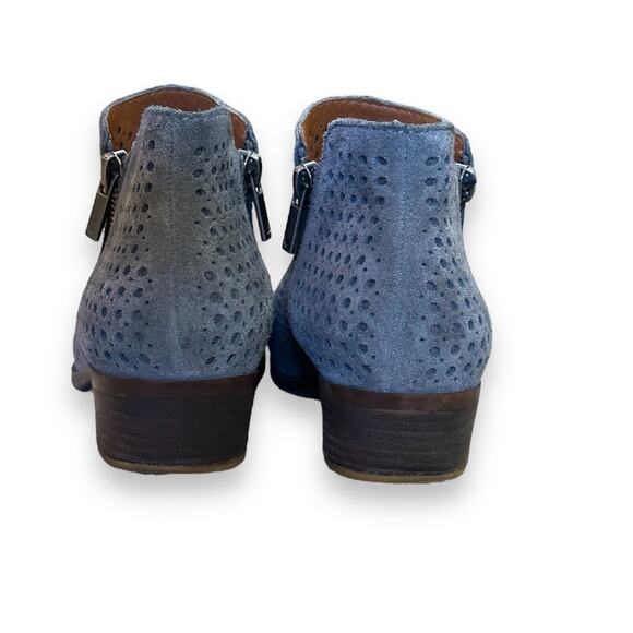 Lucky brand Dark grey charcoal zip up basil booties size 6m women’s teens - Picture 6 of 10